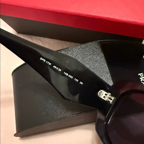 Prada Sleek Black Sunglasses - Picture 5 of 7